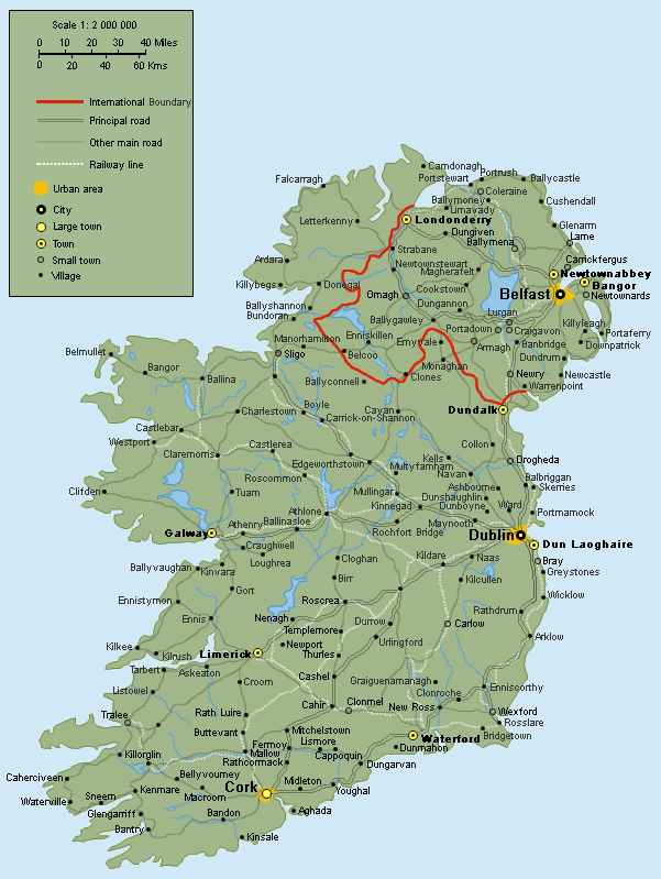 Ireland Road Map